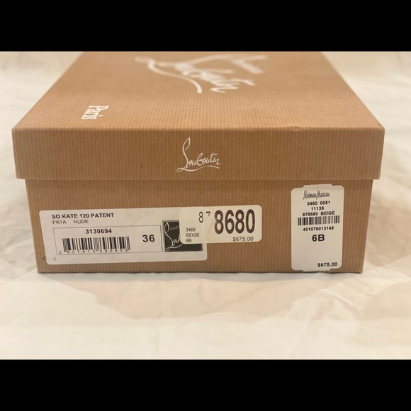 Christian Louboutin So Kate Nude Patent Pumps - Picture 5 of 6